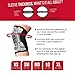 Rocktape Assassins Knee Compression Sleeves, Knee Brace for Weightlifting, Cross Training & Working Out - Reduce Strain & Swelling (2 Sleeves) 5mm Thickness, Large, Black