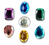 Magnet Gift For Mom, Posting Notes And Photos On The Fridge, Filing Cabinet - Office Magnet Set, Colorful Plastic Magnet Set, Kitchen Magnet Set - Like Glass Magnets But They Are Faux Gemstone Refrigerator Magnets - Set Of 8 in a Gift Box.