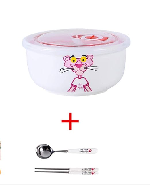 JJINX Dibujos Animados Pink Panther Lunch Box Microondas ...