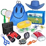 Outdoor Explorer Kit - Adventure Bug Catcher Kit for Kids Nature Exploration Gift Toys for 3, 4, 5, 6 -10 Year Old Boys Camping, Hiking