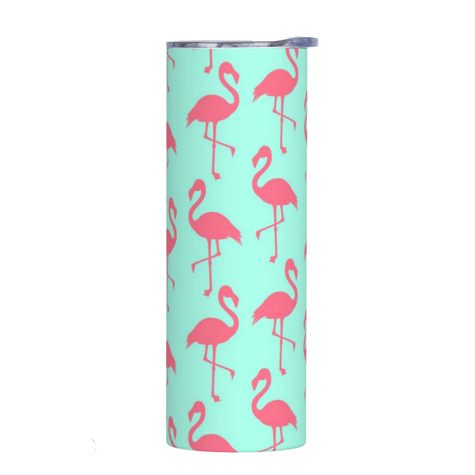 Makachen Flamingo Stainless Steel Vacuum Insulated Coffee Tumbler Cup Travel Mug 20 OZ for Home, Office, Sport, Party, Gifts