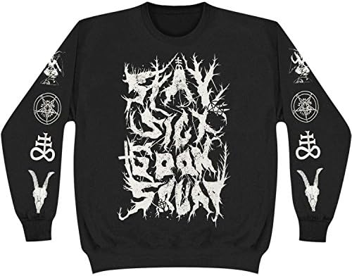 Stay Sick Clothing Men's Goon Squad Sweatshirt Medium Black