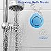 Outdoor Waterproof Bluetooth Speaker,Kunodi Wireless Portable Mini Shower Travel Speaker with Subwoofer, Enhanced Bass, Built in Mic for Sports, Pool, Beach, Hiking, Camping (Blue)thumb 1