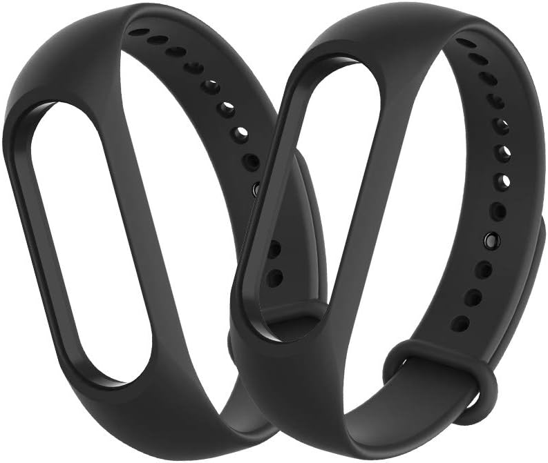 WD&CD 2 Pack Silicone Strap Compatible with Xiaomi Mi Band 3/4 - Image 3