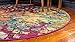 Unique Loom Jardin Collection Colorful, Vibrant, Abstract, Modern Area Rug, 6' 1