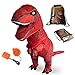 T-Rex Originals T-Rex Costume Inflatable Dinosaur Suit Halloween Adult Inflatable Costume (Red) 