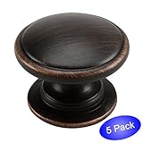 Cosmas 4702ORB Oil Rubbed Bronze Cabinet Hardware Round Knob - 1-1/4