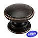 Cosmas 4702ORB Oil Rubbed Bronze Cabinet Hardware Round Knob - 1-1/4