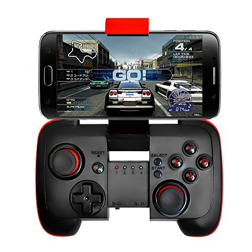 KINGAR Bluetooth Game Controller with Vibration(Have the telescopic bracket),Wireless Gamepad KINGAR Bluetooth Game Controller with Vibration(Have the telescopic bracket),Wireless Gamepad