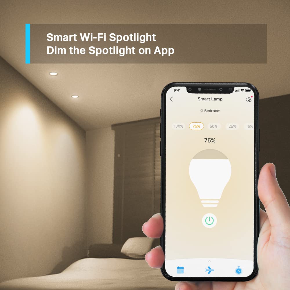 Tapo smarte WLAN Glühbirne GU10 Tapo L610, Energie sparen, 2.9 W Entspricht 50W, dimmbare alexa smarte lampe, smart home alexa zubehör,kompatibel mit Alexa,Google Assistant, Weiss 4