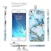 luolnh iPhone 6 6S Case, Blue and Gold Marble Design Slim Shockproof Flexible Soft Silicone Rubber TPU Bumper Cover Skin Case for iPhone 6 4.7 inch