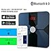 W8 Smart Body Fat Weight Scale - Digital Bluetooth Connected w/Fitness APP & Body Composition Monitor: BMI, Visceral Fat, Muscle Mass, Body Water, Calories & Bone Mass (Dark Blue)