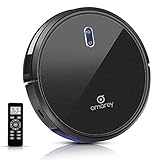 Robot Vacuum - Robot Vacuum Cleaner, 100mins Long Lasting, Timer Function, Self-Charging, Multiple Cleaning Modes, Super Suction Robotic Vacuum Cleaner for Pet Hair, Carpet, Hard Floor