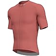 Lo.gas Cycling Jersey Men Short Sleeve, Road Bike Jerseys Full Zipper with Pockets, Bicycle Clothing Breathable Quick Dry