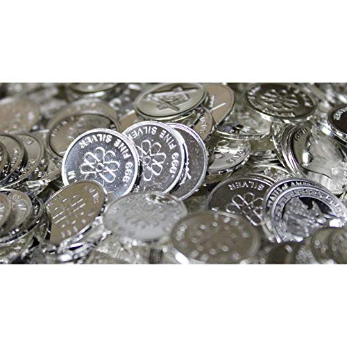(25) One Gram .999 Pure Silver Rounds with Random Designs in a Jewelry Pouch