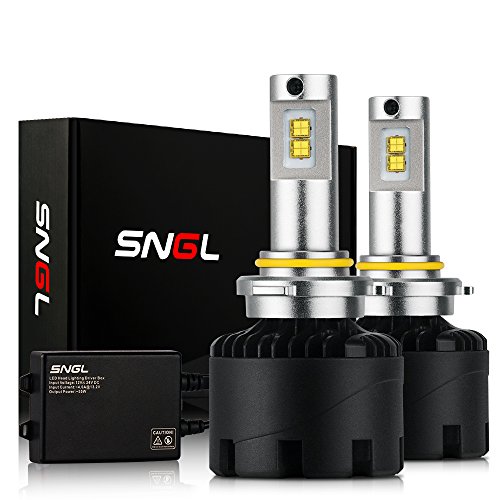 SNGL Super Bright LED Headlight Kit – Adjustable-Beam Bulbs – 9006 ( HB4 ) – 110w 12,400Lm – 6000K Bright White – 2 Yr Warranty