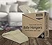 Utopia Home Velvet Baby Hangers (Pack of 25) - Small Clothes Hanger - Non Slip - Space Saver (Ivory Color)