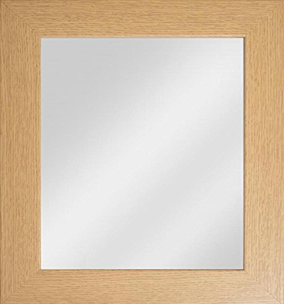 Frame Company Watson Range Framed Mirror, Beech, 12x10-Inches