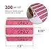 Rectal Use Only Stickers (200 Pink Tabs) Funny Gag Joke Gifts - Prank Your Friends and Make Them Laugh (1.5