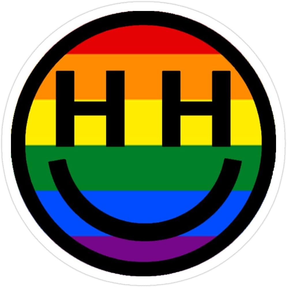 Deangelo Happy Hippie Foundation Logo Miley Cyrus Stickers (3 Pcs/Pack)