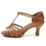 Roymall Women's Satin Latin Dance Shoes Model 227-7