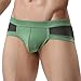 NEARTIME Men's Underwear, Mens Low Waist Boxers Briefs Men Underpants Soft Shorts (2XL, Army Green) …