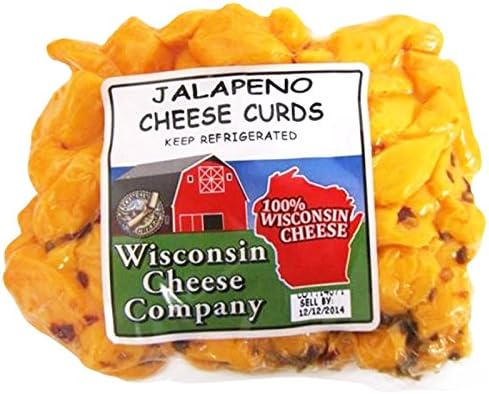 Wisconsin Cheese Company Curds Jalapeno, 12 Ounce (Pack of 12)