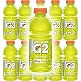 Gatorade Lemon Lime G2, Thirst Quencher, 20oz Bottle (Pack of 10, Total of 200 Oz)