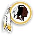 NFL Washington Redskins 12-Inch Vinyl Logo Magnet