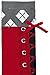 DC Comics Harley Quinn Faux Lace Up Knee High Boot Socks with Cuff Multi color sock size(9-11)