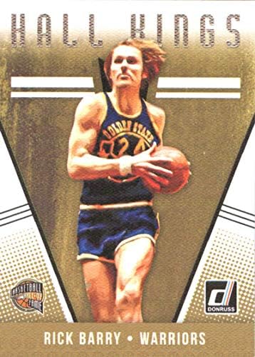 2018-19 Donruss Hall Kings Basketball Insert #7 Rick Barry Golden State Warriors Official NBA Trading Card Produced By Panini