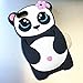 TopSZ Flower Panda Case for iPhone 8 Plus/7 Plus/6 6S Plus 5.5
