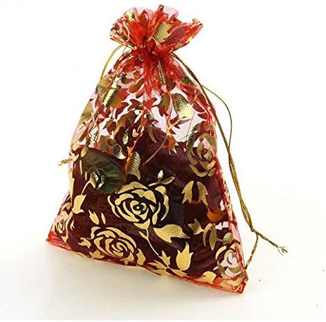 30pcs 9cm12cm Organza Drawstring Pouches Jewelry Party Wedding Favor Gift Bags