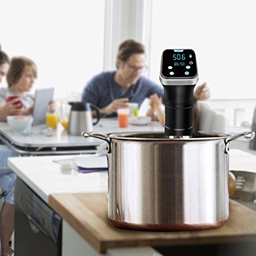 Sous Vide Cooker,Banne 800W 110V Precise Digital Timer Manual Controlled IPX7 Waterproof Immersion Circulator Cooker with Cookbook