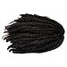 Pack of 3 Afro Kinky Marley 18 inch Braids Hair Extensions Synthetic Twist Crochet Braiding Hair