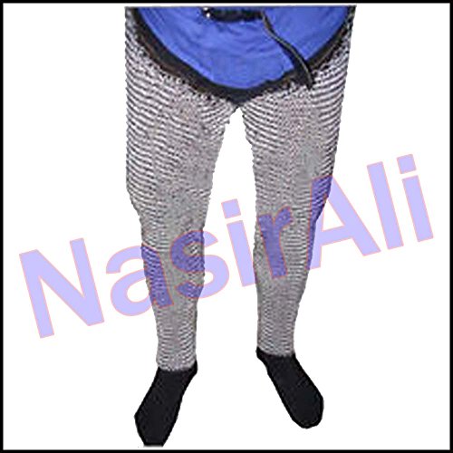 Buy Nasir Ali Chainmail Leggings Medieval Knight Armor SCA Battle Ready ...