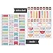 Erin Condren Designer Sticker Book - Classic Edition 3 (10 Pages of Stickers). Decorative and Cute Stickers for Customizing Planners, Notebooks, and More