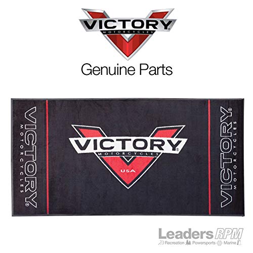 Victory Motorcycles New OEM Logo Garage/Bike Mat, Black, 2863886 Buy