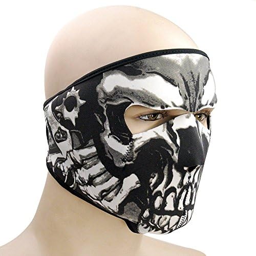 Winter Sport Mask Outdoor Skull Neoprene Headwear Half Warm Face