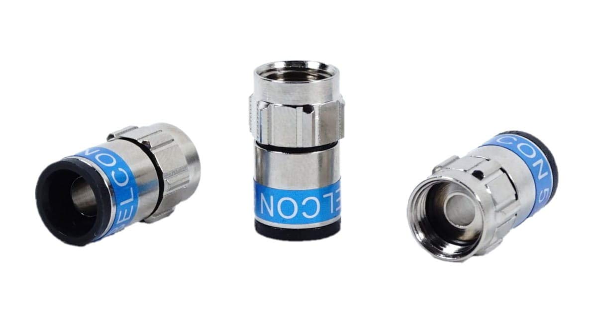 Cabelcon F-6-TD Self Install 5.1 Blau Compression Plug NiTI O-Ring 100 pcs