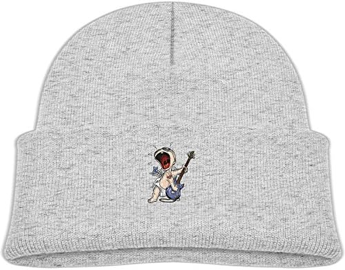 Children's 4 Colors Knitting Caps Funny Winter Angel Guitar Baby Rock Music Goggles Hats