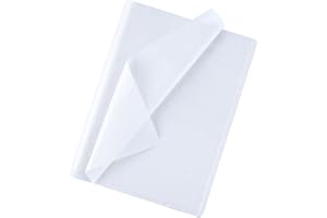 CHRORINE Lot de 30 feuilles de papier de soie blanc de grande taille pour mariage, anniversaire, bricolage et loisirs créatif