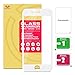 [1 Pack] iPhone 7 Plus Screen Protector, SAVFY Full Coverage Tempered Glass Edge-to-Edge Cover for Apple iPhone 7 Plus - White