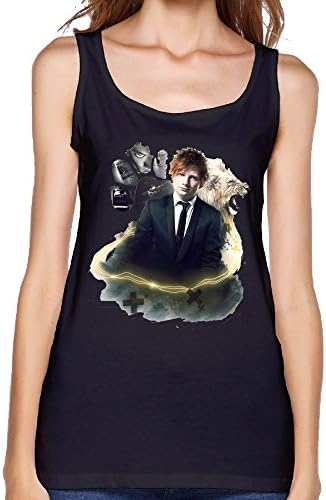 LEONA Ed Sheeran 2016 Concert Women's Tank Top Shirt Black