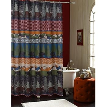 Cheap Avanti Linens Adirondack Pine72 X 72 Shower Curtain Multi