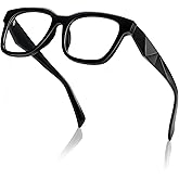 kimorn Blue Light Blocking Glasses,Anti Eyestrain & UV Protection,Square Frame Glasses for Women and Men