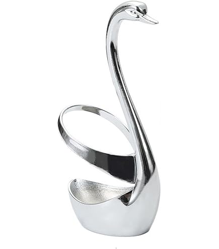 Amazon.com - AYNEFY Coffee Spoons Swan Base Holder, Zinc Alloy