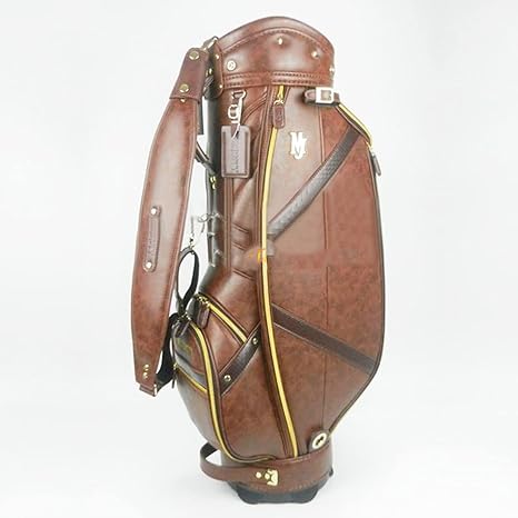 Amazon Co Jp ゴルフバッグ ゴルフバッグゴルフカート防水バッグ大容量マルチポケットパッケージ耐久ゴルフバッグ機器ゴルフクラブ2カラー ブラウン ホーム キッチン