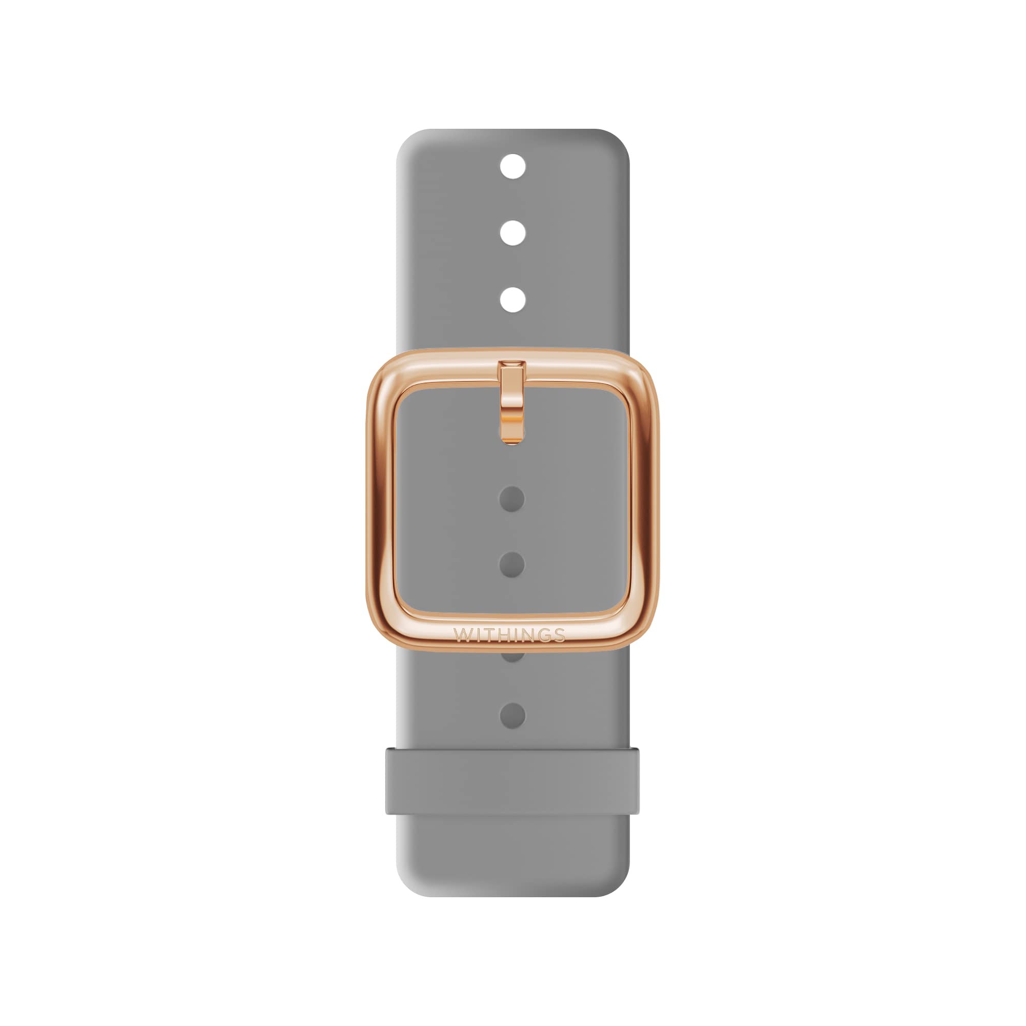 Withings Premium Sport Fluoroelastomer Wristband for ScanWatch, Steel HR, HR Sport, Move ECG, Move