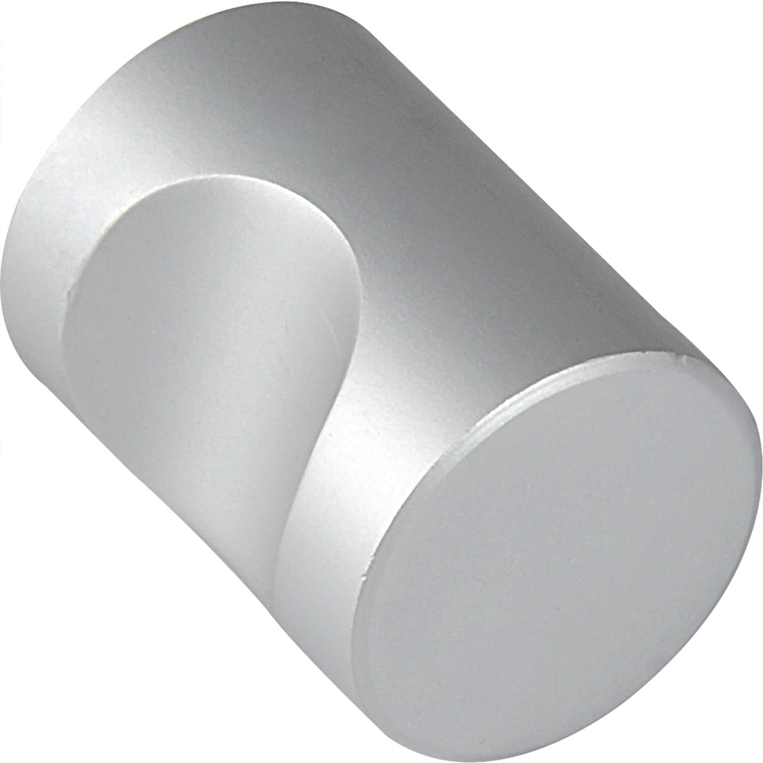 OBF 72 0521 47 Grimme Alasco Designer Drawer Knob Diameter 18 mm Cylindrical Depth 25 mm Aluminium Diameter 20 mm